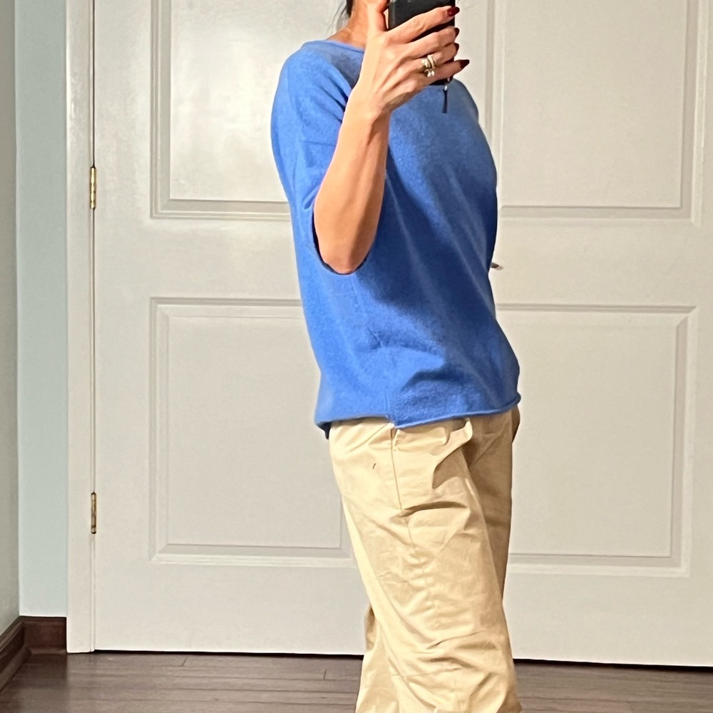 360 cashmere 100% cashmere short sleeves sweater - Picture 4 of 11